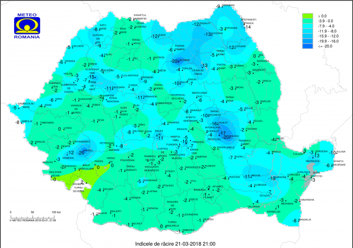 Ger siberian la sfârșit de martie Minus 21 de grade în România VOCEA