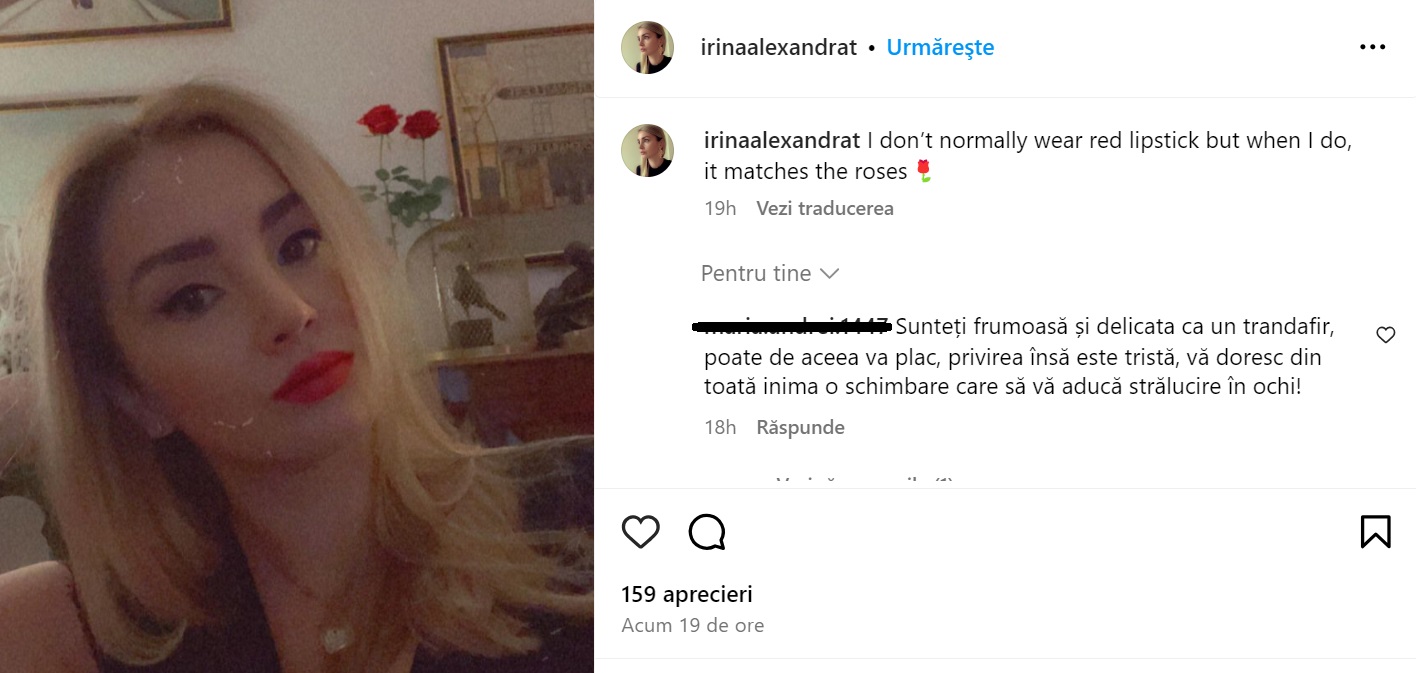 Irina Tănase și a speriat fanii Cum s a fotografiat fosta iubită a lui