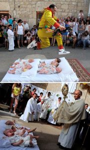 Scopul acestui ritual religios este de a alunga pe diavol din preajma copiilor