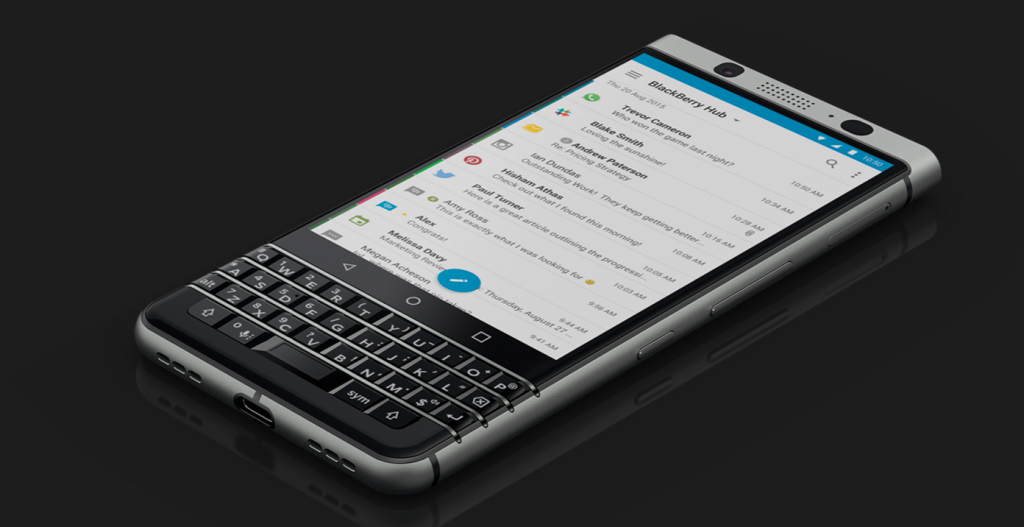 BlackBerry KeyOne este primul smartphone lansat de către grupul chinez TCL care vine cu tastatură fizică