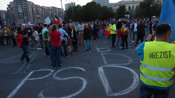 Protest in Capitala fata de gratierea celor condamnati pentru trafic de influenta / Foto: Ionuț Mureșan