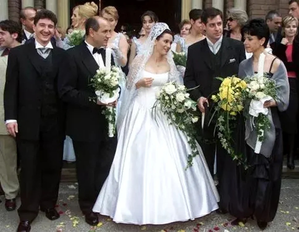 Andreea Esca în ziua nunții